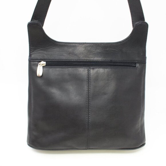 Rolfs Sleek Flap Closure Leather‎ Crossbody Black - Picture 6 of 11